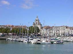 Port de La Rochelle et la Tour de la Grosse Horloge